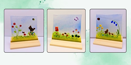 Fused Glass Flower Panel primary image