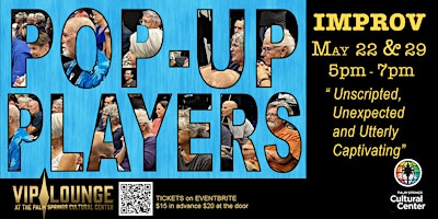 Imagem principal do evento The Pop-Up Players: An Evening of Improvised Theatre