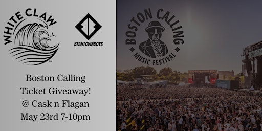 Primaire afbeelding van Boston Calling 3-Day Pass Giveaway with White Claw