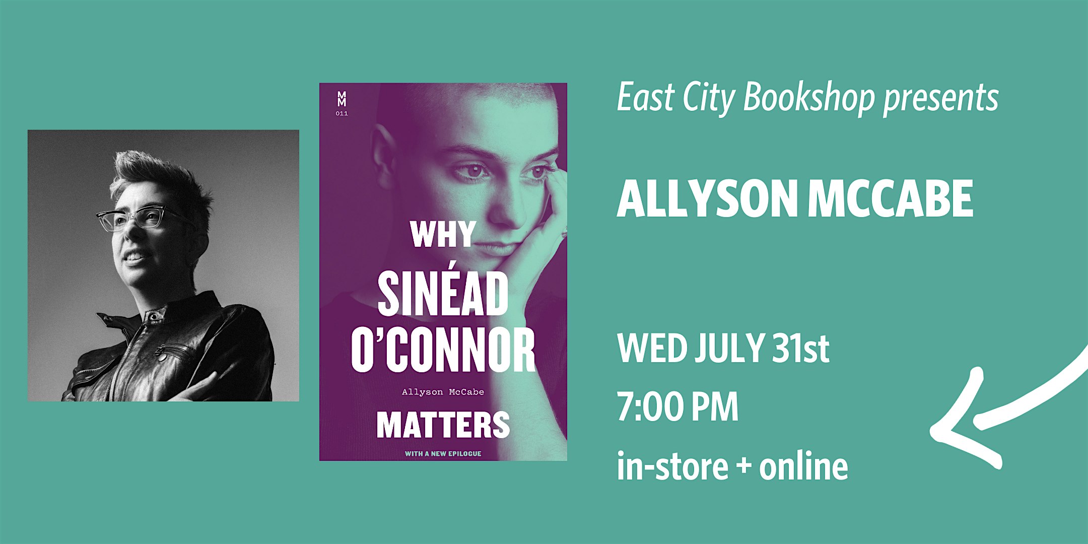 Hybrid Event: Allyson McCabe, Why Sin\u00e9ad O'Connor Matters