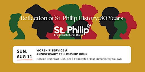 Worship Service & Anniversary Fellowship Hour  primärbild