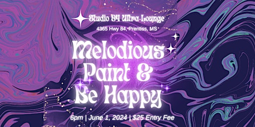 Imagem principal do evento Melodious Paint & Be Happy