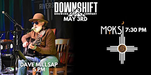 Dave Millsap and Moksi live at Downshift Brewing Company - Riverside primary image