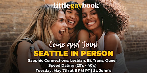 Sapphic Connections: Lesbian, Bi, Trans, Queer Speed Dating (20's - 40's) primary image