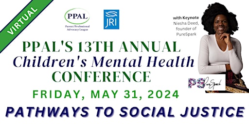Primaire afbeelding van PPAL's 13th Annual Children's Mental Health Conference