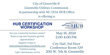 HUB Certification Workshop