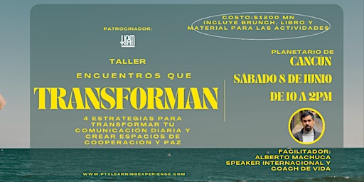 Hauptbild für Taller: Encuentros que transforman.