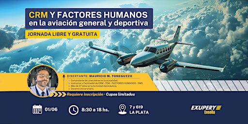 Hauptbild für CRM y Factores Humanos en la aviación general y deportiva