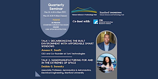 Material Science Innovations  on Earth and in Space - Taiwan ST Hub Q2 Seminar  primärbild