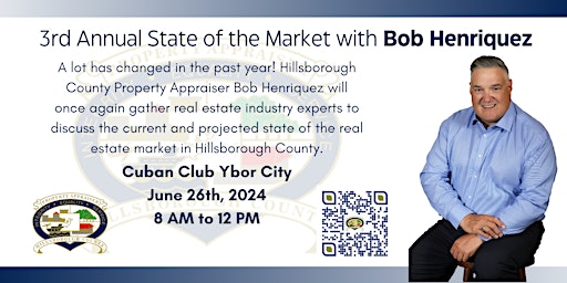 3RD ANNUAL STATE OF THE MARKET WITH BOB HENRIQUEZ primary image