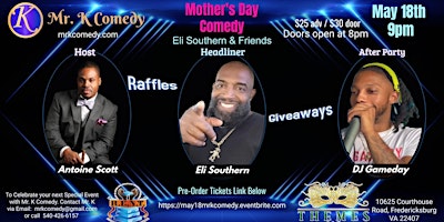 Mr. K Comedy presents the NATIONAL comedian Eli Southern as seen on TV. primary image