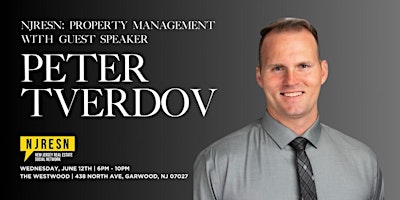 Imagem principal do evento Property Management with Peter Tverdov (Guest Speaker)