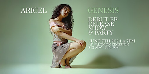 Primaire afbeelding van Aricel Debut EP Genesis Release Show + Party
