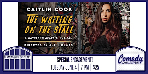Comedy @ Commonwealth Presents: CAITLIN COOK THE WRITING ON THE STALL  primärbild