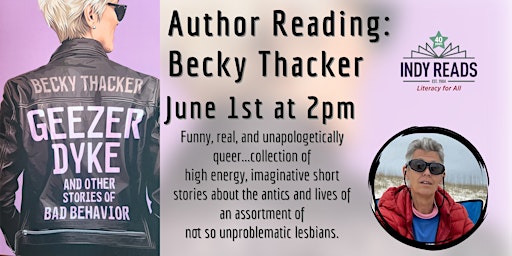 Imagem principal do evento Author Reading: Becky Thacker