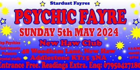 Psychic & Natural Therapy Fayre this Sunday