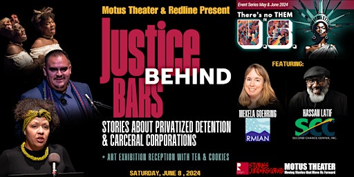 Imagem principal do evento Justice Behind Bars: Stories About Private Prison & Detention Corporations