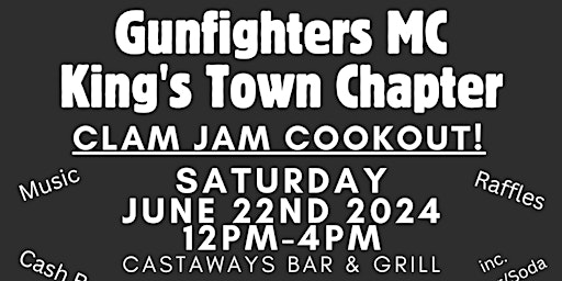 Primaire afbeelding van Gunfighters MC King's Town Chapter Clam Jam