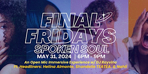 Primaire afbeelding van Final Fridays: Spoken Soul