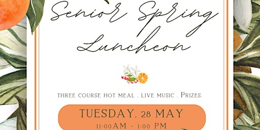 Imagem principal do evento Senior Spring Luncheon