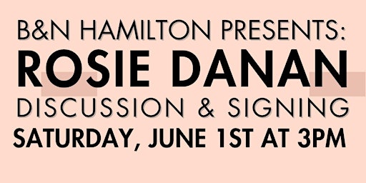 Rosie Danan Discussion and Signing  primärbild