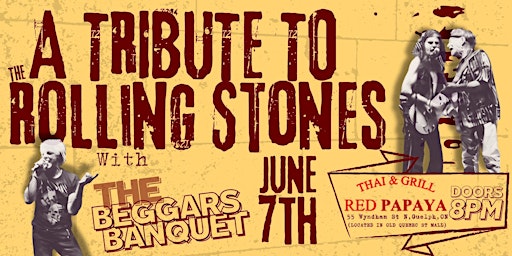 Imagem principal de A Tribute to The Rolling Stones @ The Red Papaya, Guelph