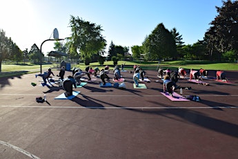 Free Sunrise Yoga in the Park on Fridays in June from 6 a.m. to 7 a.m.