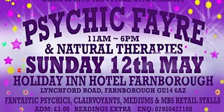 Psychic & Natural Therapy Fayre in Farnborough