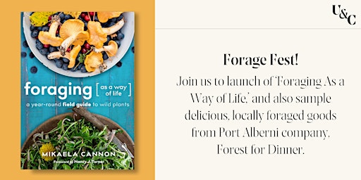 Primaire afbeelding van Forage Fest! A Book Launch and Tasting Night