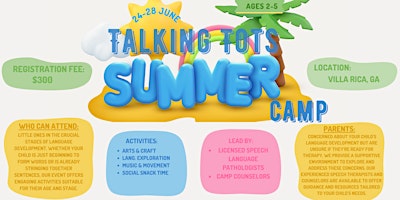 Imagen principal de Talking Tots: A Summer Language Adventure