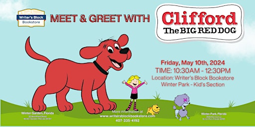 Hauptbild für Come meet Clifford The Big Red Dog!