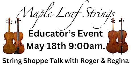 String Shoppe Talk with Roger & Regina
