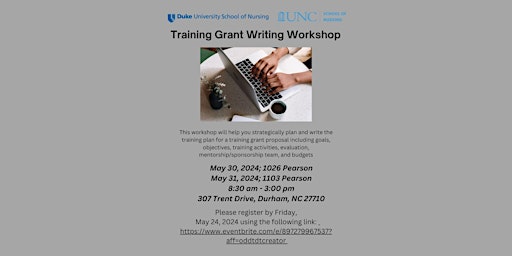 Hauptbild für Training Grant Writing Workshop