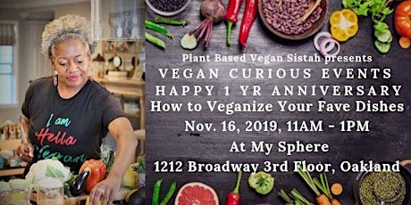 Vegan Curious Events - How to Veganize your Fave Dishes primary image