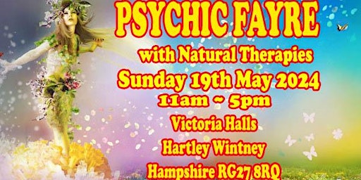 Imagem principal do evento Psychic Fayre with Natural Therapies in Hampshire