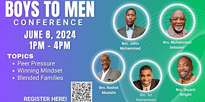 BOYS  TO MEN CONFERENCE primary image