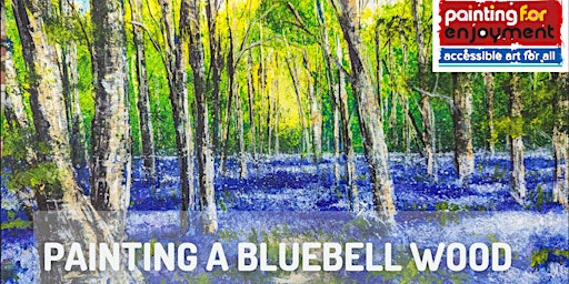 Primaire afbeelding van Bluebell wood - creating textures with acrylic