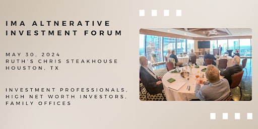IMA Alternative Investment Forum primary image