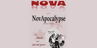 Novapocalypse album release at Quacks Soundspace! primary image
