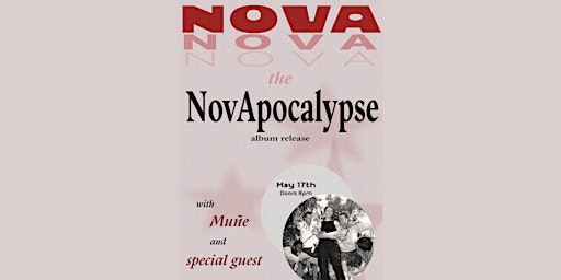 Imagem principal do evento Novapocalypse album release at Quacks Soundspace!