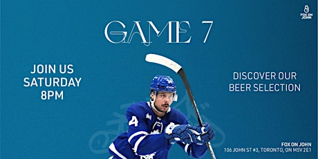 Toronto Maple Leafs vs Bruins Game 7 Watch Party