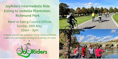JoyRiders Intermediate Ride  - Ealing to Isabella Plantation, Richmond Park primary image