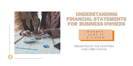 Understanding Financial Statements for  Business Owners - IN-PERSON CLASS