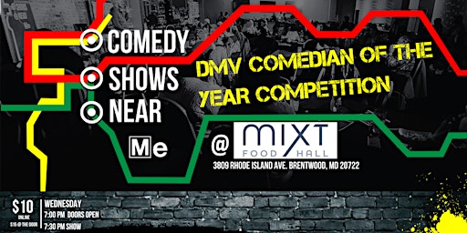 Immagine principale di DMV Comedian of The Year Competition @MixT 
