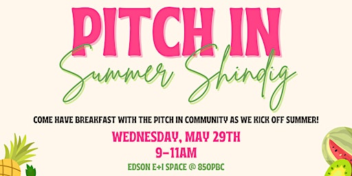 Pitch In- Summer Shindig primary image