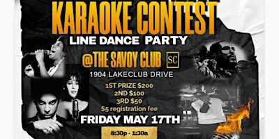 Karaoke Contest Line Dance Party primary image