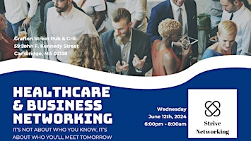 Healthcare and Business Networking | Elevating Your Potential - Boston primary image