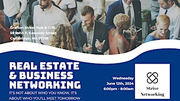 Real Estate and Business Networking | Elevating Your Potential - Boston primary image