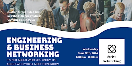 Engineering and Business Networking | Elevating Your Potential - Boston
