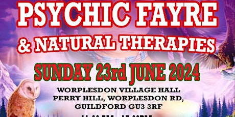 Psychic Fayre & Natural Therapies in Guildford